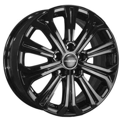 Диск литой Khomen Wheels KHW1610 (Octavia) 16x6.5J/5x112 D57.1 ET50 Black
