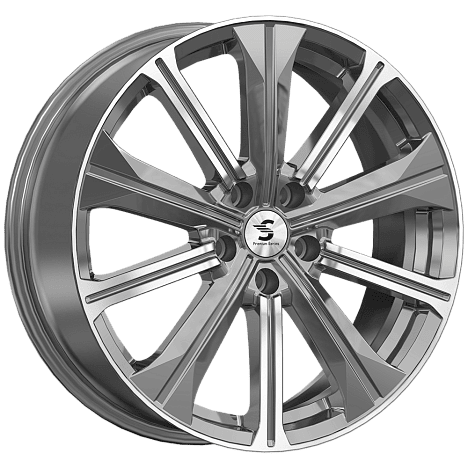 Диск литой Premium Series KP013 19x7.0J/5x114.3 D64.1 ET40 Diamond Gloss Graphite