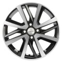 Диск литой Khomen Wheels 1609 16x6.0J/4x100 D54.1 ET46 Black-FP