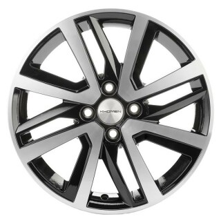 Диск литой Khomen Wheels 1609 16x6.0J/4x100 D54.1 ET46 Black-FP