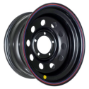 Диск штамп. Off-Road Wheels УАЗ 16x8.0J/5x139.7 D110 ET25 Черный