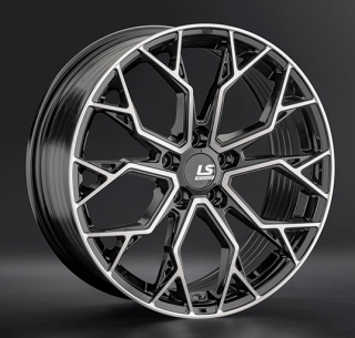 Диск литой LS Wheels FlowForming RC61 19x8.5J/5x108 D65.1 ET30 BKF