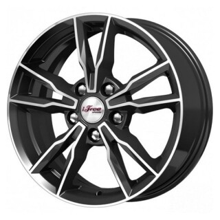 Диск литой iFree Икигай KC865-11 16x6.5J/5x114.3 D66.1 ET50 блэк джек