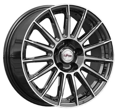 Диск литой iFree Азур 16x6.5J/5x114.3 D60.1 ET40 блэк джек