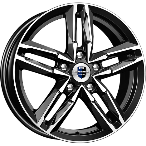 Диск литой КиК Sayan-оригинал (KC731M) 16x6.0J/5x110 D67.1 ET45 алмаз черный