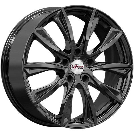 Диск литой iFree Kazантип 18x7.5J/5x114.3 D67.1 ET45 BK для MASERATI