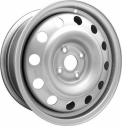 Диск штамп. EuroDisk 64A40C 15x6.0J/4x100 D60.1 ET40 Silver