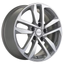 Диск литой Khomen Wheels KHW1612 (Qashqai/Tiida) 16x6.5J/5x114.3 D66.1 ET40 F-Silver