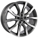 Диск литой MAK Highlands 19x9.0J/5x120 D72.6 ET53 Gun Metallic-Mirror Face