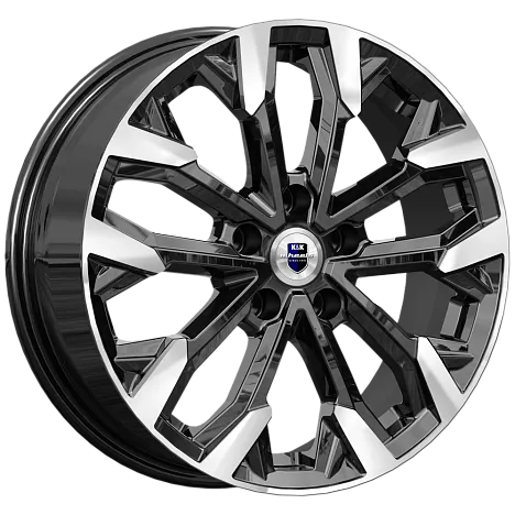 Диск литой КиК Морейн 17x6.5J/5x108 D60.1 ET33 алмаз черный для GAC