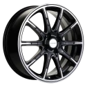 Диск литой Khomen Wheels KHW1707 17x6.5J/4x100 D60.1 ET43 Black-FP