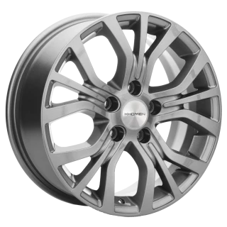 Диск литой Khomen Wheels KHW1608 (Multivan) 16x6.5J/5x120 D65.1 ET51 Gray