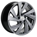 Диск литой Khomen Wheels KHW1801 (Tiguan/Kodiaq) 18x7.5J/5x112 D57.1 ET43 Gray