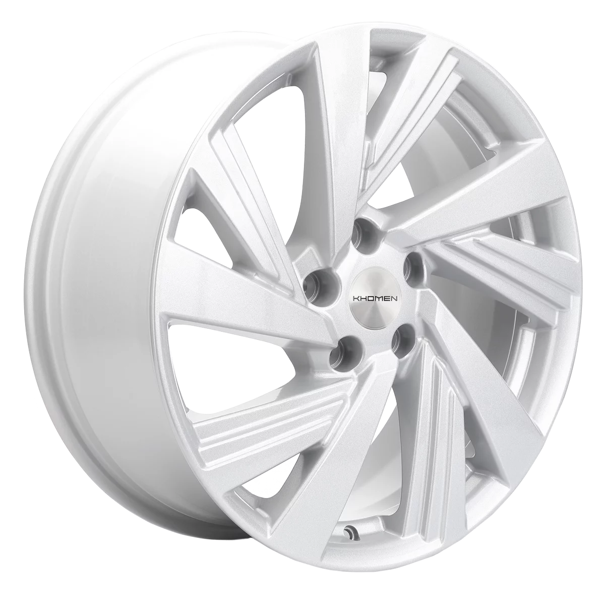 Диск литой Khomen Wheels KHW1801 (Murano) 18x7.5J/5x114.3 D66.1 ET50 F-Silver