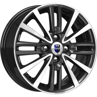 Диск литой КиК Модена-оригинал (КС747) 15x6.0J/4x100 D54.1 ET46 Алмаз черный SK