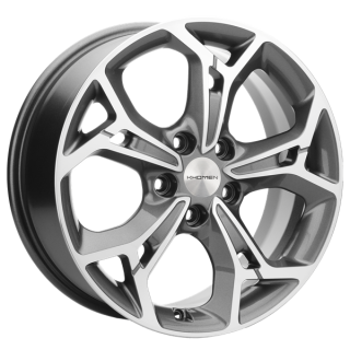 Диск литой Khomen Wheels 1702 17x7.0J/5x114.3 D60.1 ET39 Gray-FP
