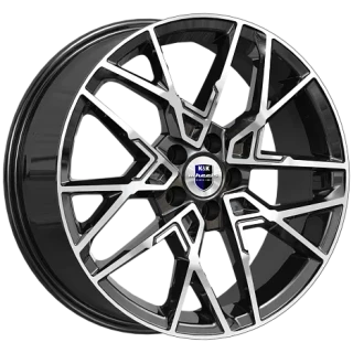 Диск литой КиК Вудроф (KC104) 18x7.0J/5x108 D60.1 ET33 алмаз черный