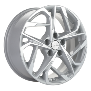 Диск литой Khomen Wheels 1716 17x7.0J/5x114.3 D66.1 ET45 F-Silver-FP