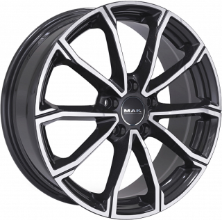 Диск литой MAK DaVinci 18x8.0J/5x112 D66.6 ET40 Black mirror