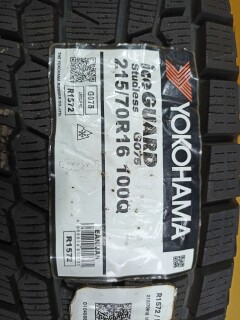 Зимняя шина Yokohama IceGuard Studless G075 215/70 R16 100Q фото 5