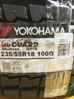 Зимняя шина Yokohama IceGuard Studless G075 235/55 R18 100Q фото 2
