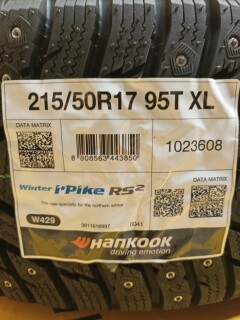 Зимняя шина Hankook Winter i*Pike RS2 W429 215/50 R17 95T фото 2