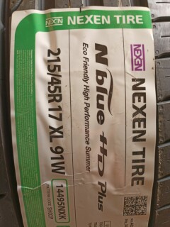Летняя шина Nexen N Blue HD Plus 215/45 R17 91W фото 5