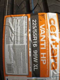 Летняя шина Centara Vanti HP 225/55 R16 99W фото 5