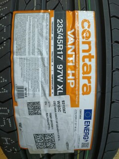 Летняя шина Centara Vanti HP 235/45 R17 97W фото 2