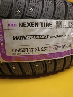 Зимняя шина Nexen WinGuard WinSpike 3 215/50 R17 95T фото 2