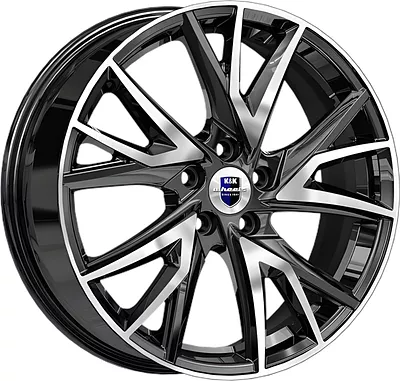 КиК Кайлас 6.5x18 5x108 ET 43 Dia 65.1 алмаз черный