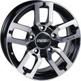 Диск литой Aero V2100 16x6.5J/5x139.7 D98 ET40 BFP для CHEVROLET Niva