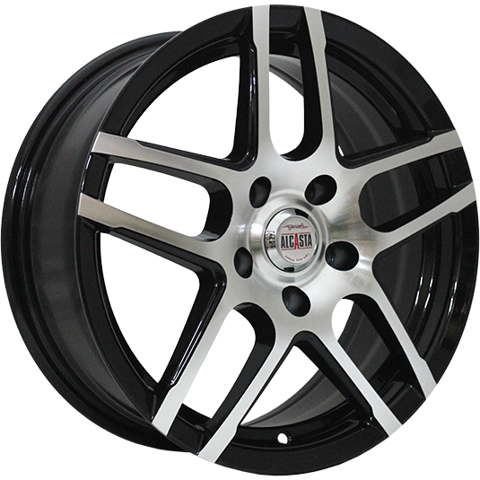 Диск литой КиК Вудроф 18x7.0J/5x108 D60.1 ET38 алмаз чёрный