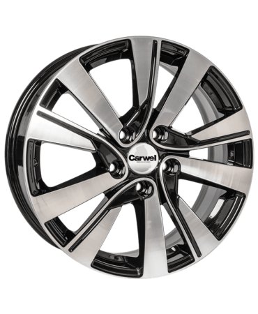 Диск литой Carwel Гирвас 185 17x7.0J/5x114.3 D67.1 ET50 Almaz black