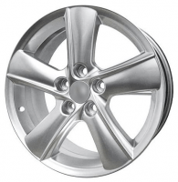 Диск литой Khomen Wheels KHW1504 (Polo) 15x6.0J/5x100 D57.1 ET40 Black для TOYOTA Prius