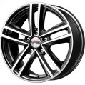 Диск литой iFree Катар 16x6.5J/5x114.3 D67.1 ET50 блэк джек для TOYOTA Mark II