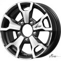 Диск литой iFree Тайган 16x6.0J/5x139.7 D98 ET40 блэк джек для LADA (ВАЗ)