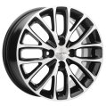 Диск литой Khomen Wheels 1506 15x6.0J/4x100 D60.1 ET40 Black-FP