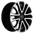 Диск литой Khomen Wheels 1805 18x7.5J/6x139.7 D100.1 ET38 Black-FP для HAVAL GWM Poer