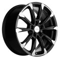 Диск литой Khomen Wheels 1808 18x7.5J/5x114.3 D67.1 ET45 Black-FP для INFINITI G37