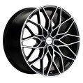 Диск литой Khomen Wheels 1902 19x8.5J/5x114.3 D67.1 ET45 Black-FP для MASERATI Quattroporte