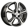 Диск литой Khomen Wheels KHW1502 15x6.0J/4x100 D60.1 ET50 Black-FP