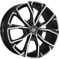 Диск литой Khomen Wheels KHW1907 19x7.5J/5x114.3 D60.1 ET35 Black-FP для TOYOTA RAV 4