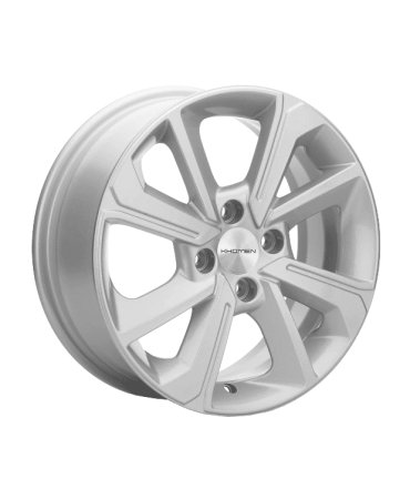 Диск литой Khomen Wheels KHW1501 (Rio/Solaris) 15x6.0J/4x100 D54.1 ET48 F-Silver