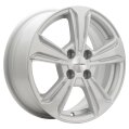 Диск литой Khomen Wheels KHW1502 (Solano) 15x6.0J/4x100 D54.1 ET45 F-Silver