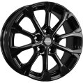 Диск литой Khomen Wheels KHW1605 (Renault/Nissan) 16x6.5J/5x114.3 D66.1 ET50 Black для RENAULT Scenic III