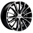 Диск литой Khomen Wheels KHW1611 (Changan CS35) 16x6.5J/5x110 D63.3 ET46 Black-FP