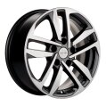 Диск литой Khomen Wheels KHW1612 (Camry/Corolla/Grand Vitara) 16x6.5J/5x114.3 D60.1 ET45 Gray-FP для TOYOTA Ipsum