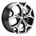 Диск литой Khomen Wheels KHW1710(2) (VW Multivan) 17x6.5J/5x120 D65.1 ET60 Black-FP