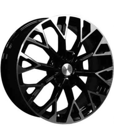 Диск литой Khomen Wheels KHW1718 (GAC GS4) 17x7.0J/5x108 D59.5 ET49 Black-FP